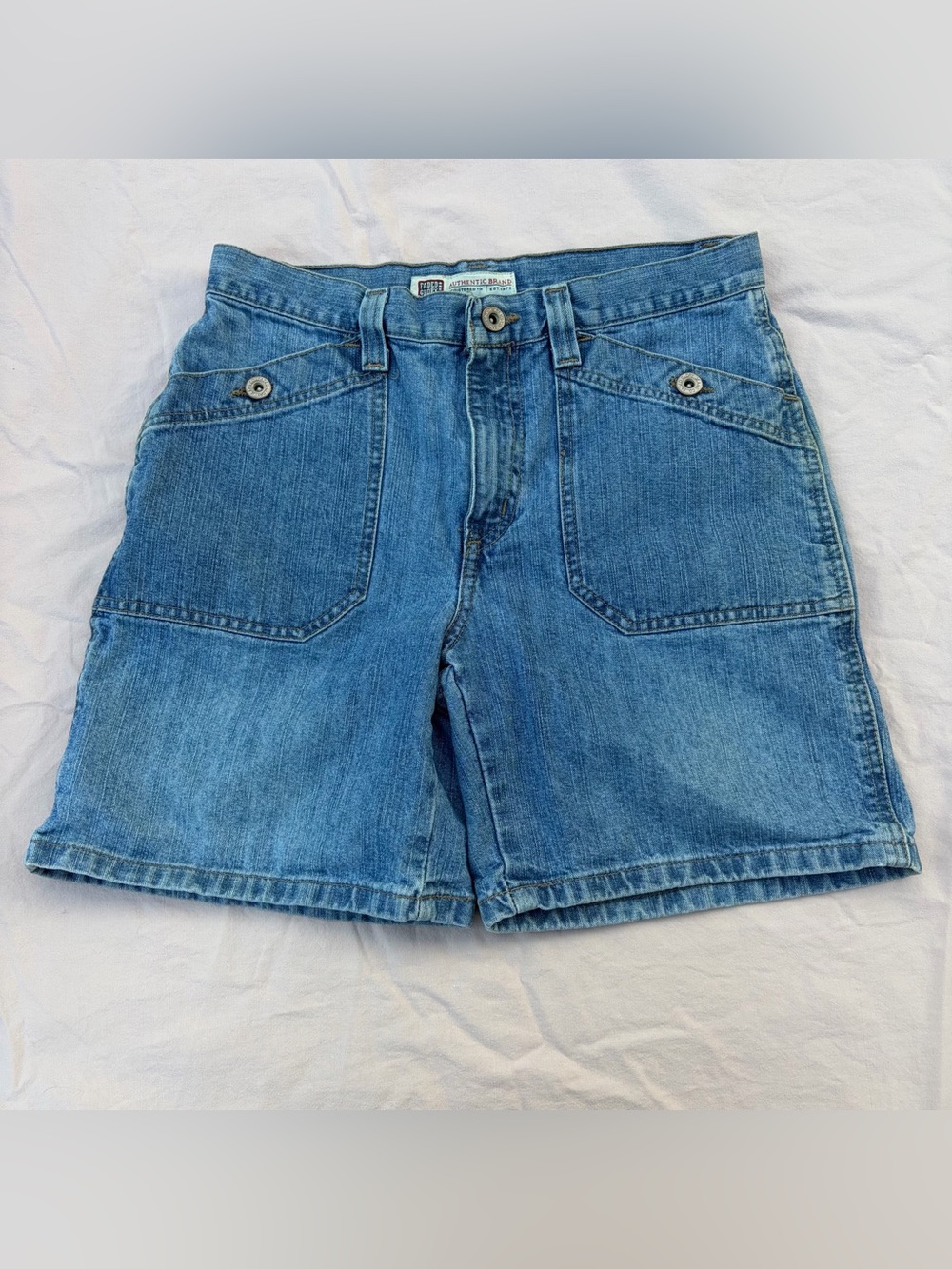 Faded Glory Blue Denim Shorts, Outdoors Granola Cottagecore Y2K